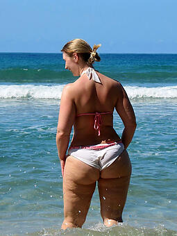 sexy aged lady bikini