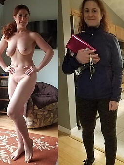 cougar dressed plus undressed ladies pics